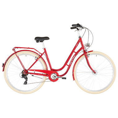Bicicleta de paseo ORTLER DETROIT EQ 6V WAVE Aluminio Rojo 2023 0